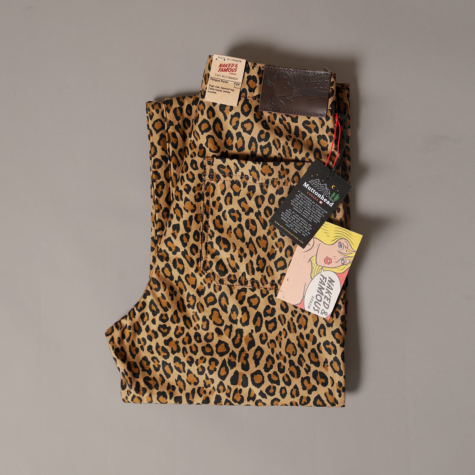 Women's Fatigue Pant - Leopard Print