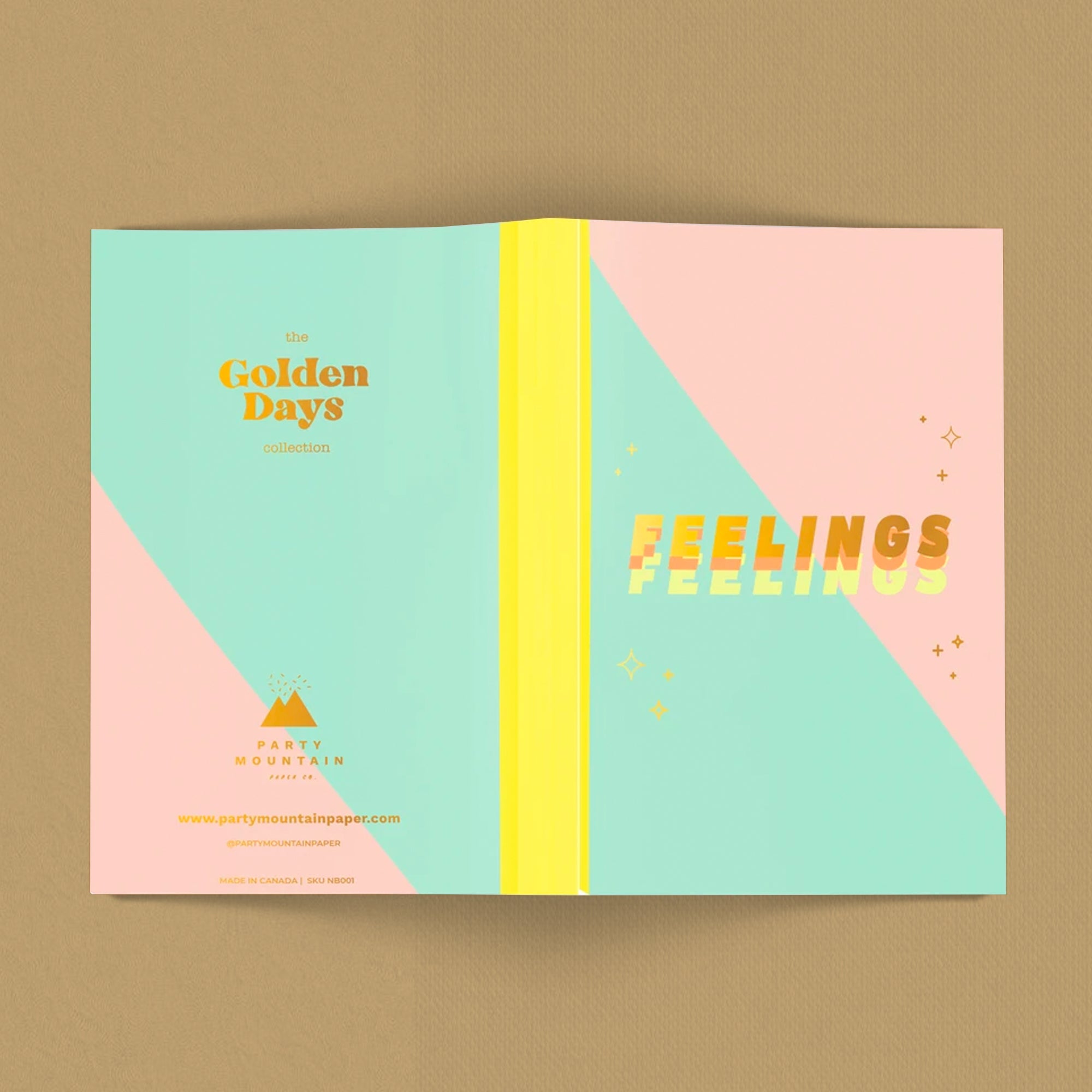 Feelings Notebook - Party Mountain Paper Co.