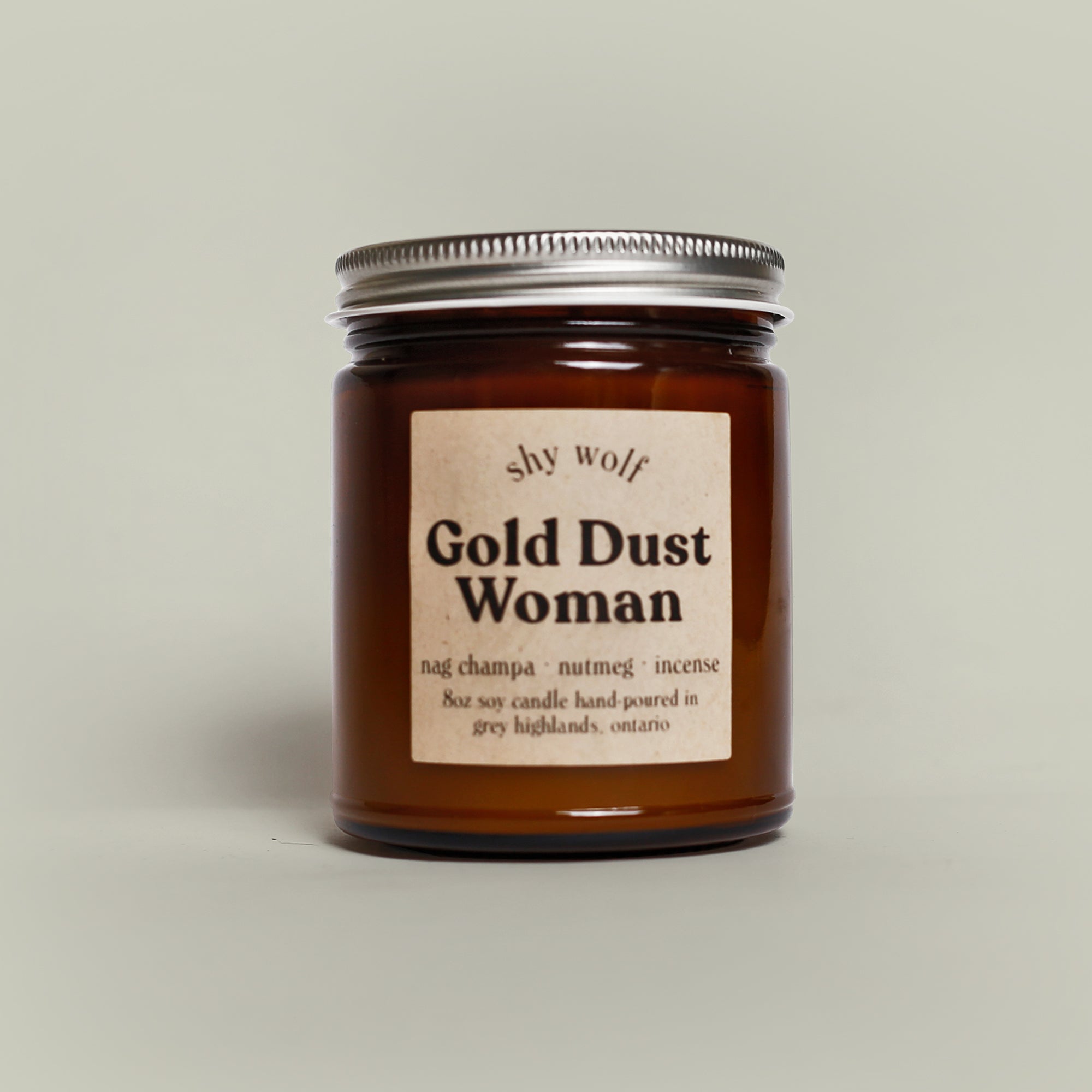 Shy Wolf Candles - Gold Dust Woman
