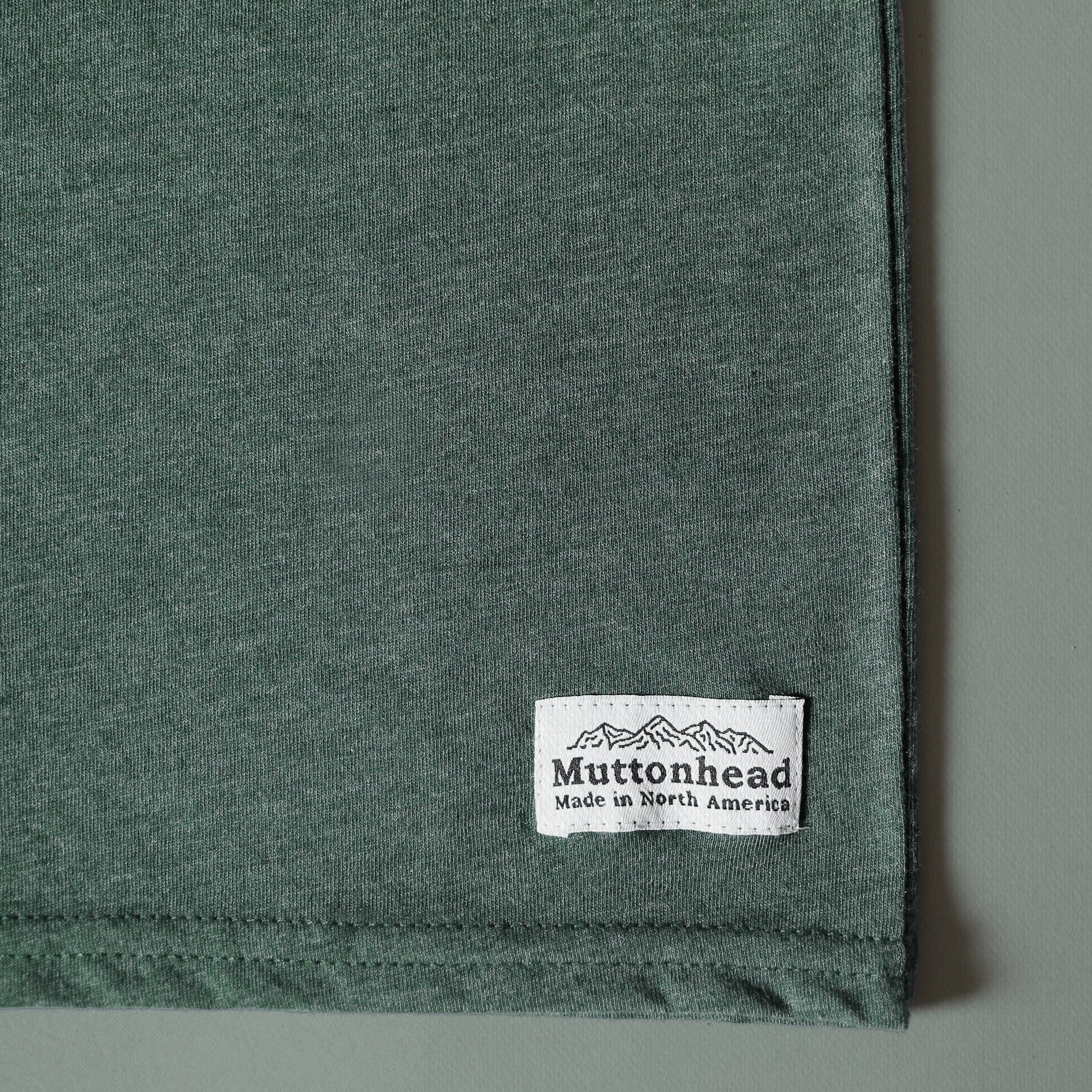Recycled Tee - Heather Forest Green