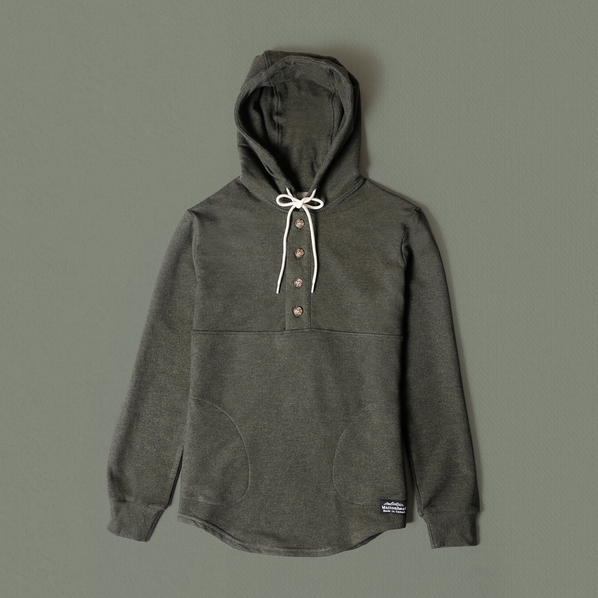 Bamboo Camping Hoodie - Heather Forest