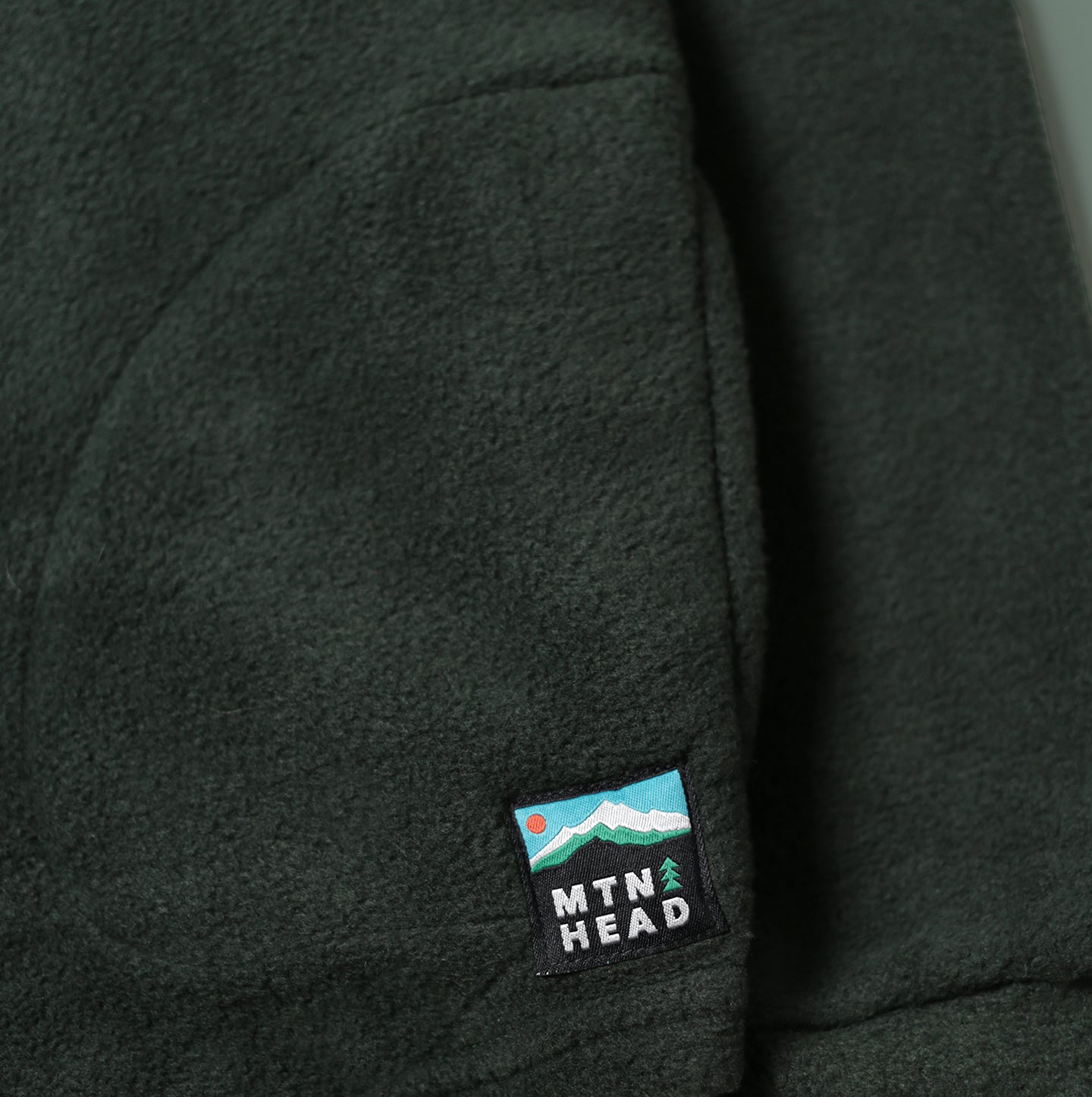 Camping Hoodie -  Forest Polar Fleece