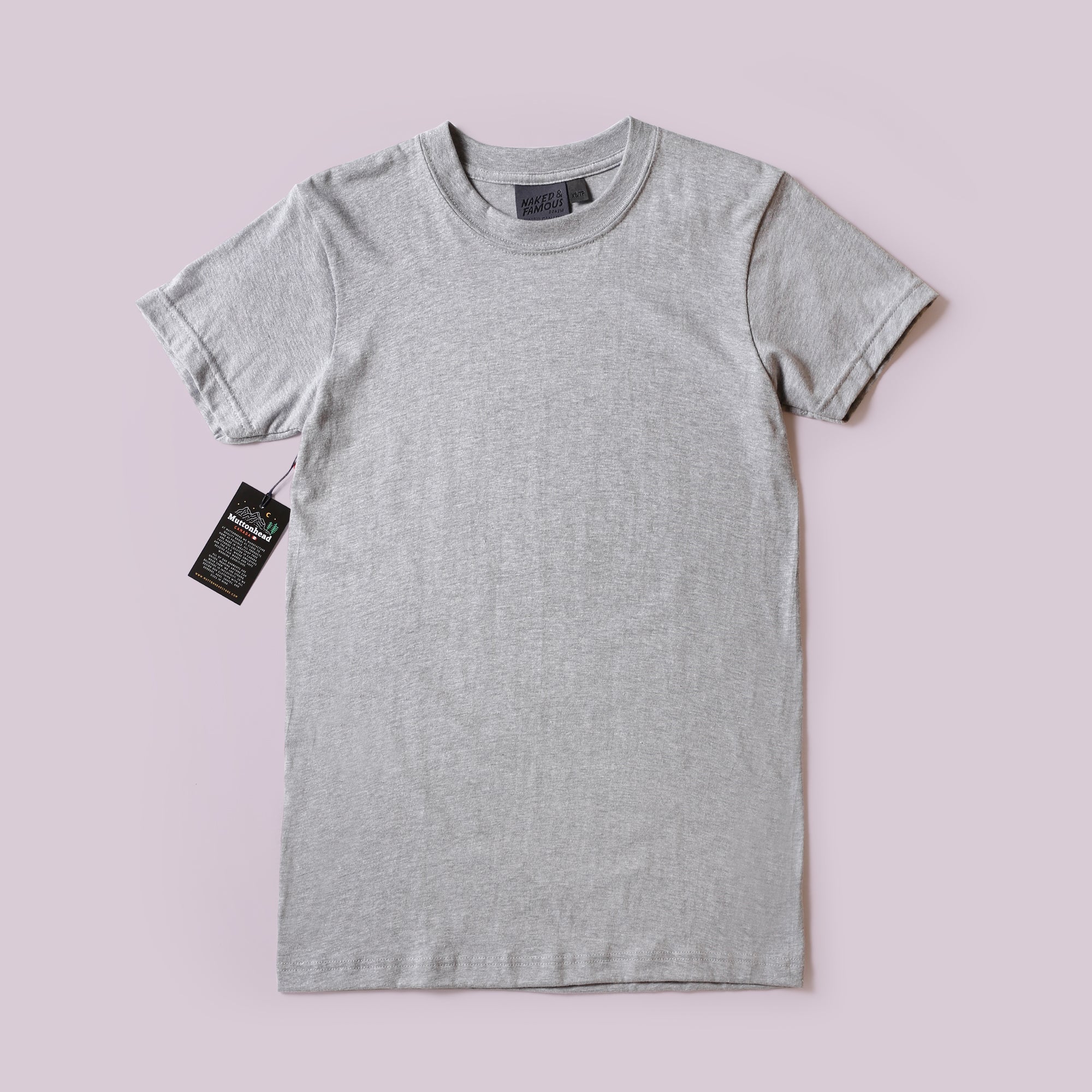 T-Shirt - Heather Grey Circular Knit