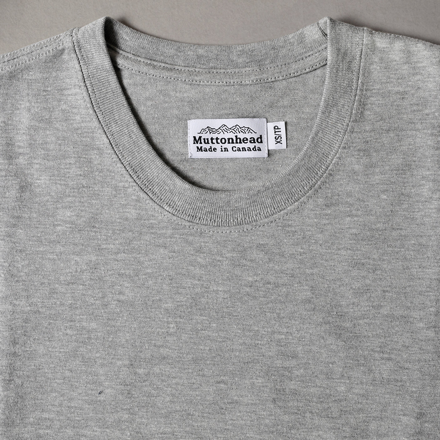 Heavy Weight Tee - Heather Grey