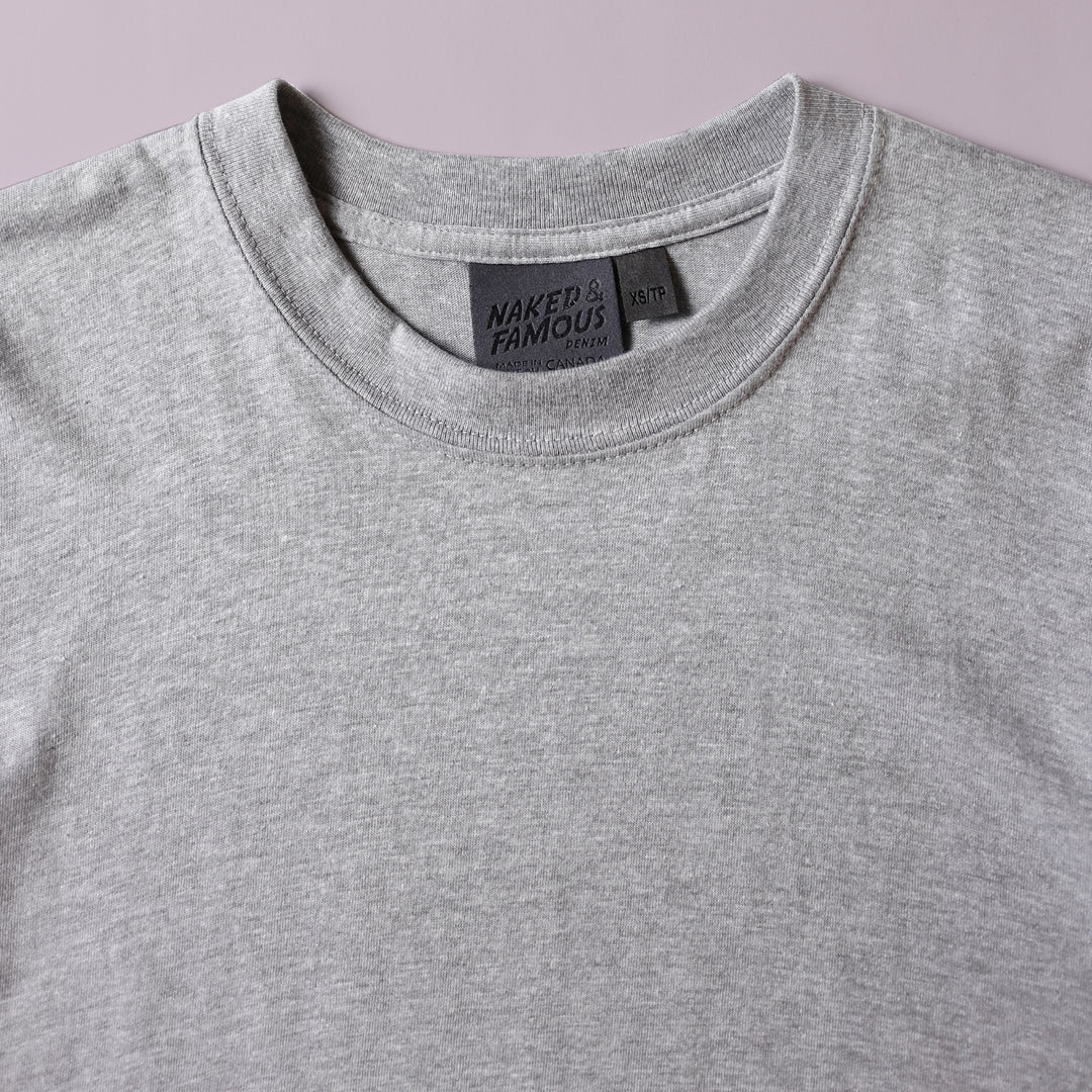 T-Shirt - Heather Grey Circular Knit – MUTTONHEAD