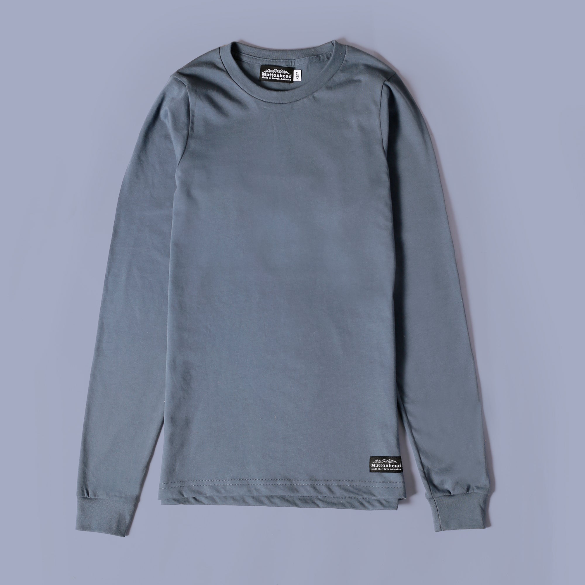 Longsleeve Tee - Ocean Blue Organic Cotton