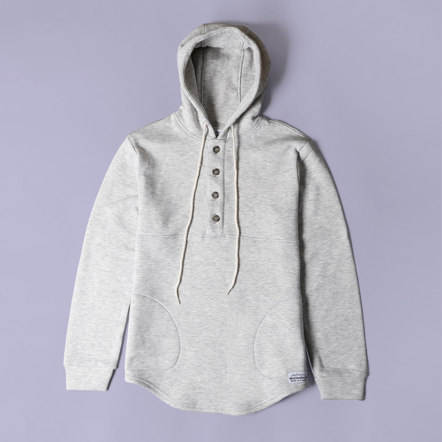 Camping Hoodie - Athletic Grey