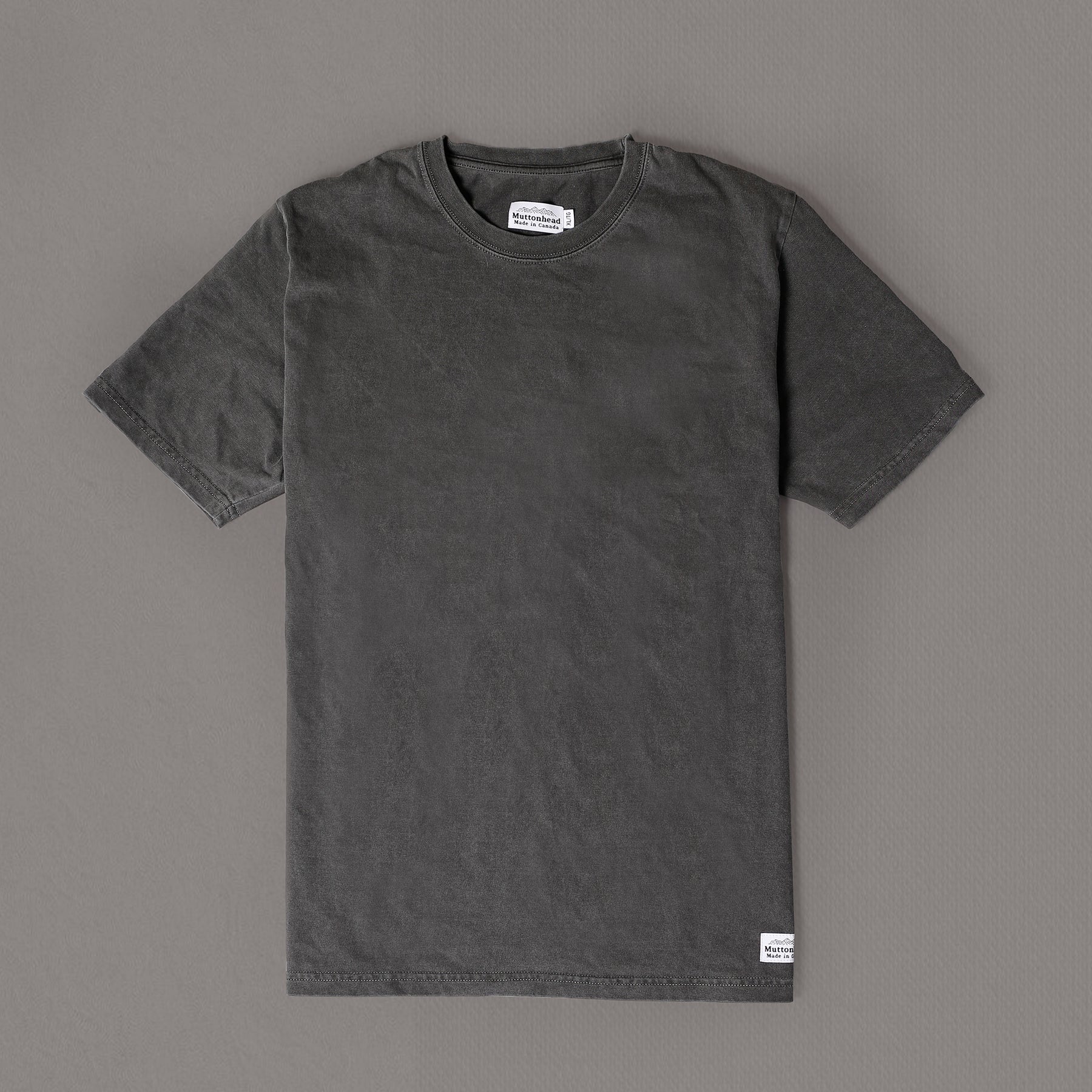 Heavy Weight Tee - Washed Black – MUTTONHEAD