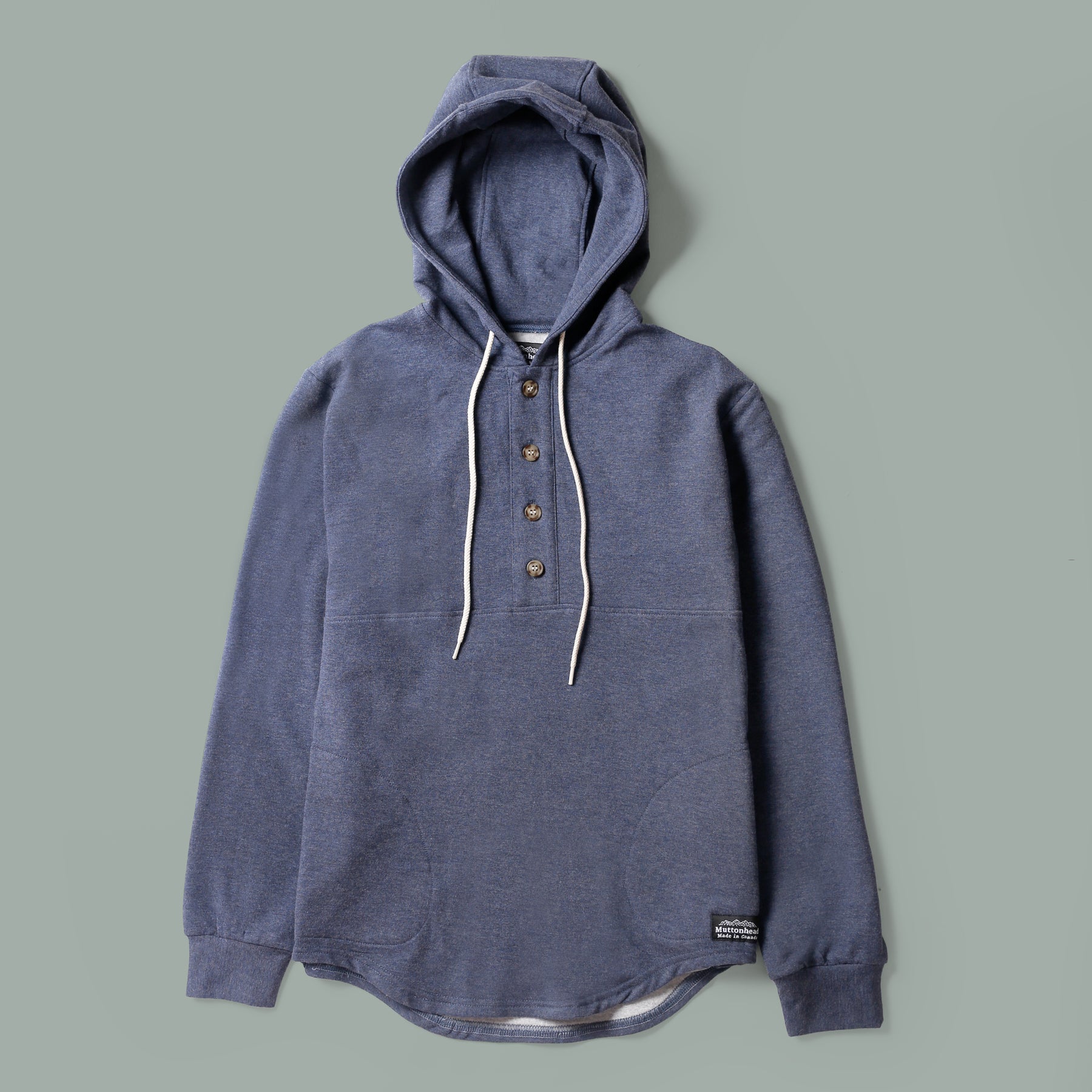 Bamboo Camping Hoodie - Heather Lake – MUTTONHEAD