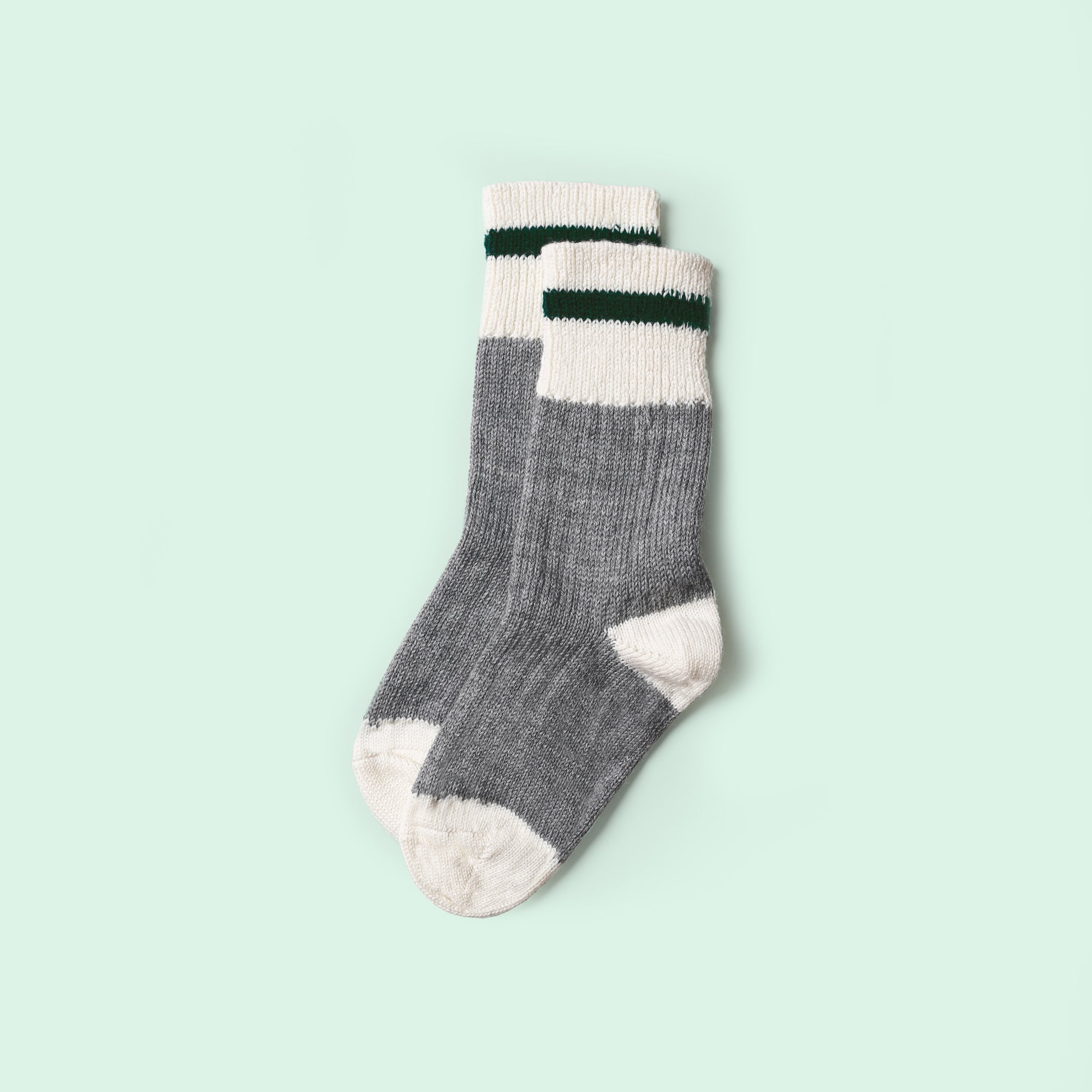 Kids Mountain Socks  - Hunter Stripe