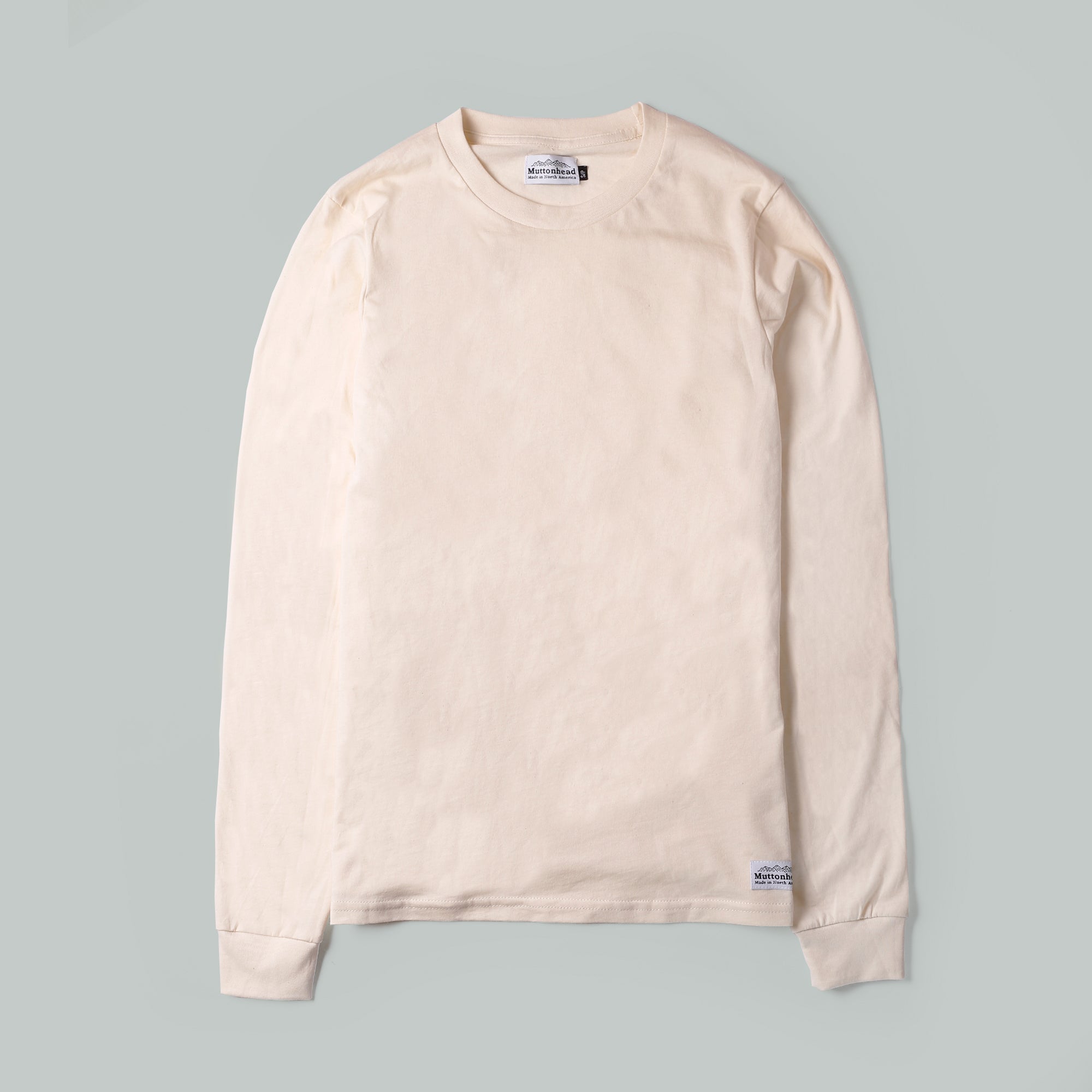 Longsleeve Tee - Natural Organic Cotton