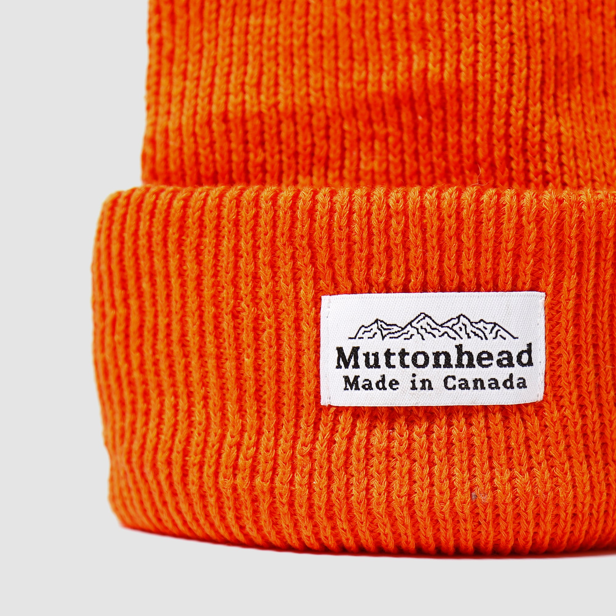 Jr. Cotton Knit Toque - Orange