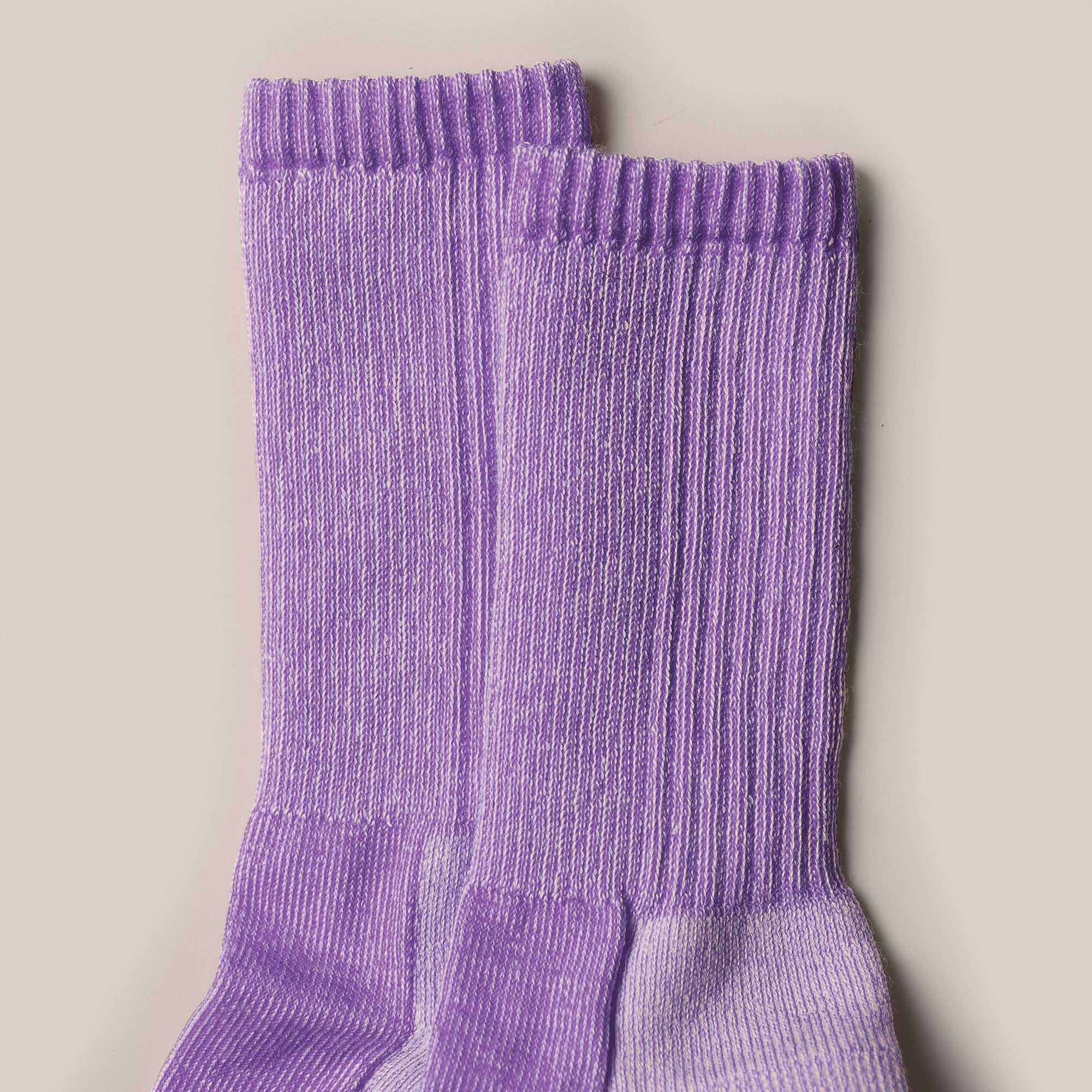 Merino Mountain Hiking Socks - Purple Marl