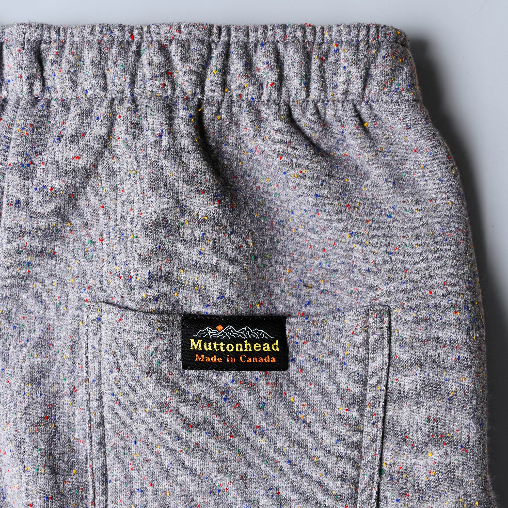 Sweatpants - Heather Grey Rainbow Speckle