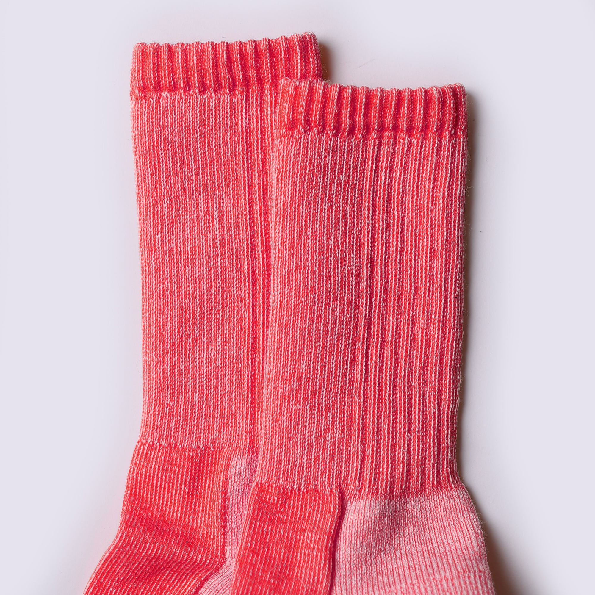Merino Mountain Hiking Socks - Red Marl
