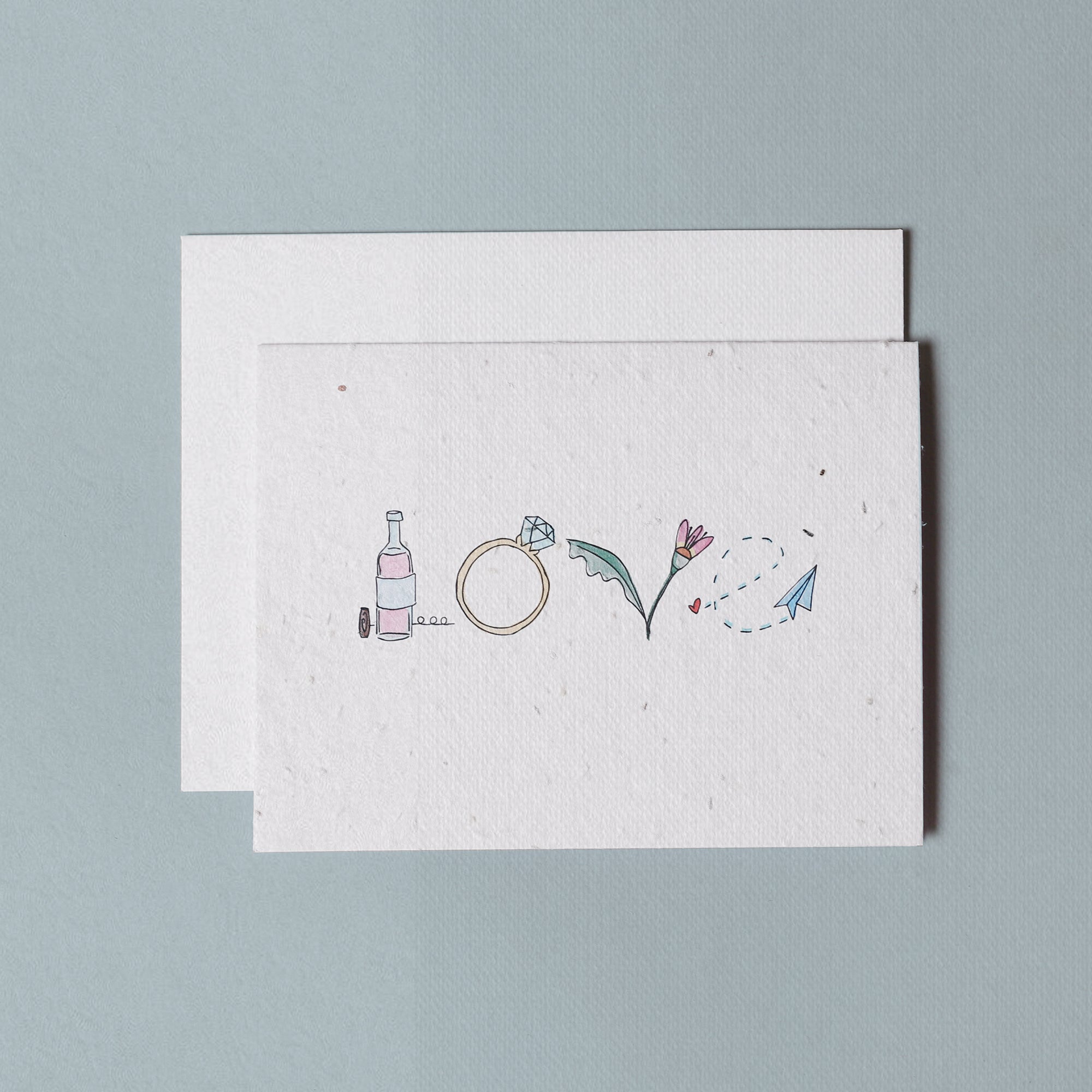Love Symbols - Wildflower Seed Card - Jill + Jack Paper