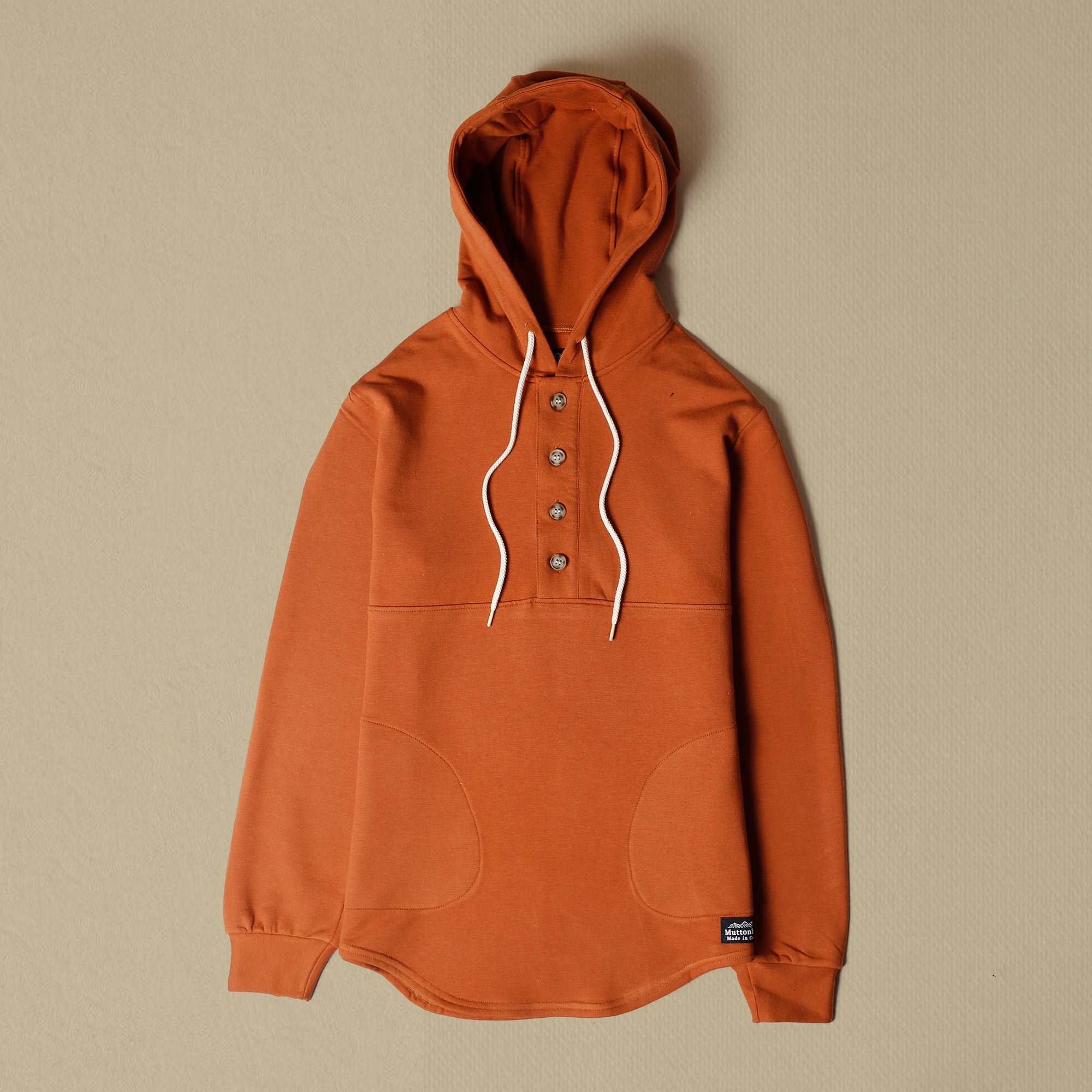 Bamboo Camping Hoodie - Rust