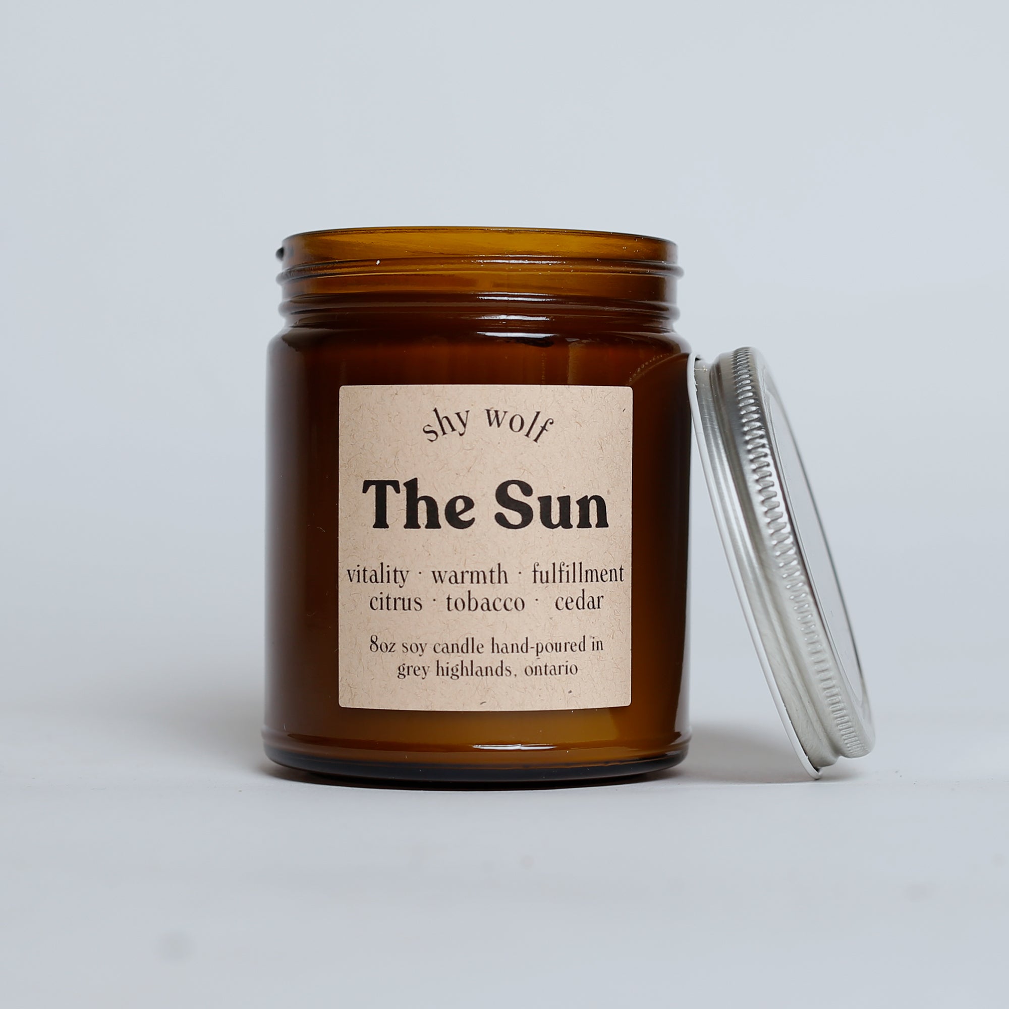 Shy Wolf Candles - The Sun