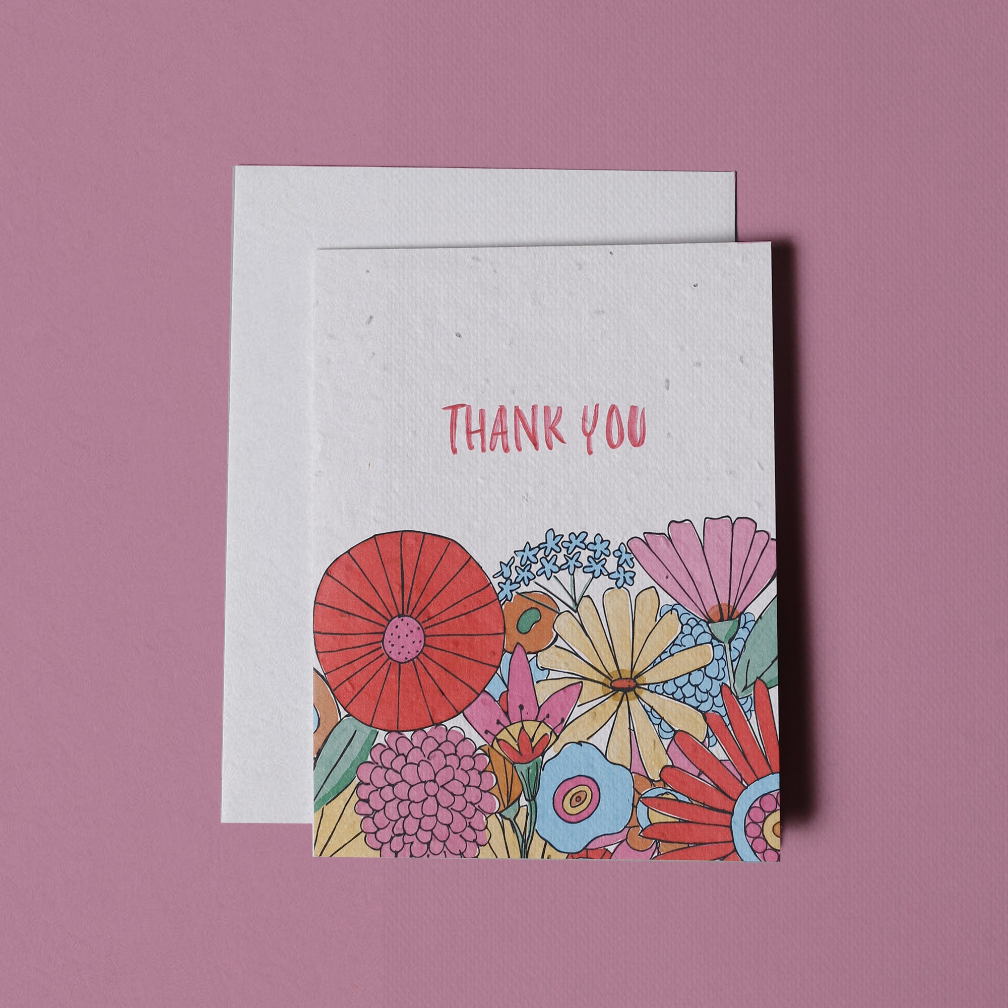 Thank You - Wildflower Seed Card - Jill + Jack Paper