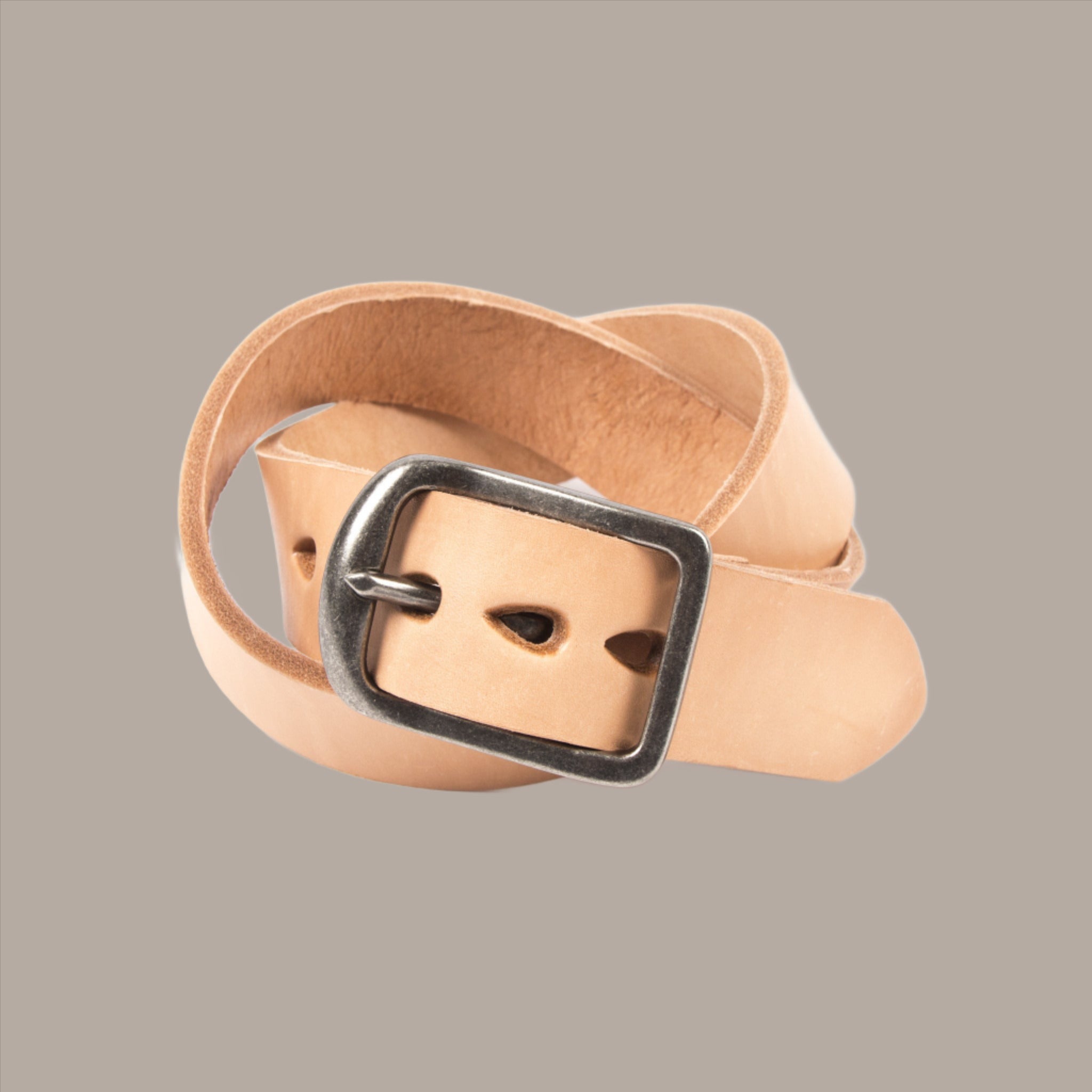 Thick Belt - Natural Tan