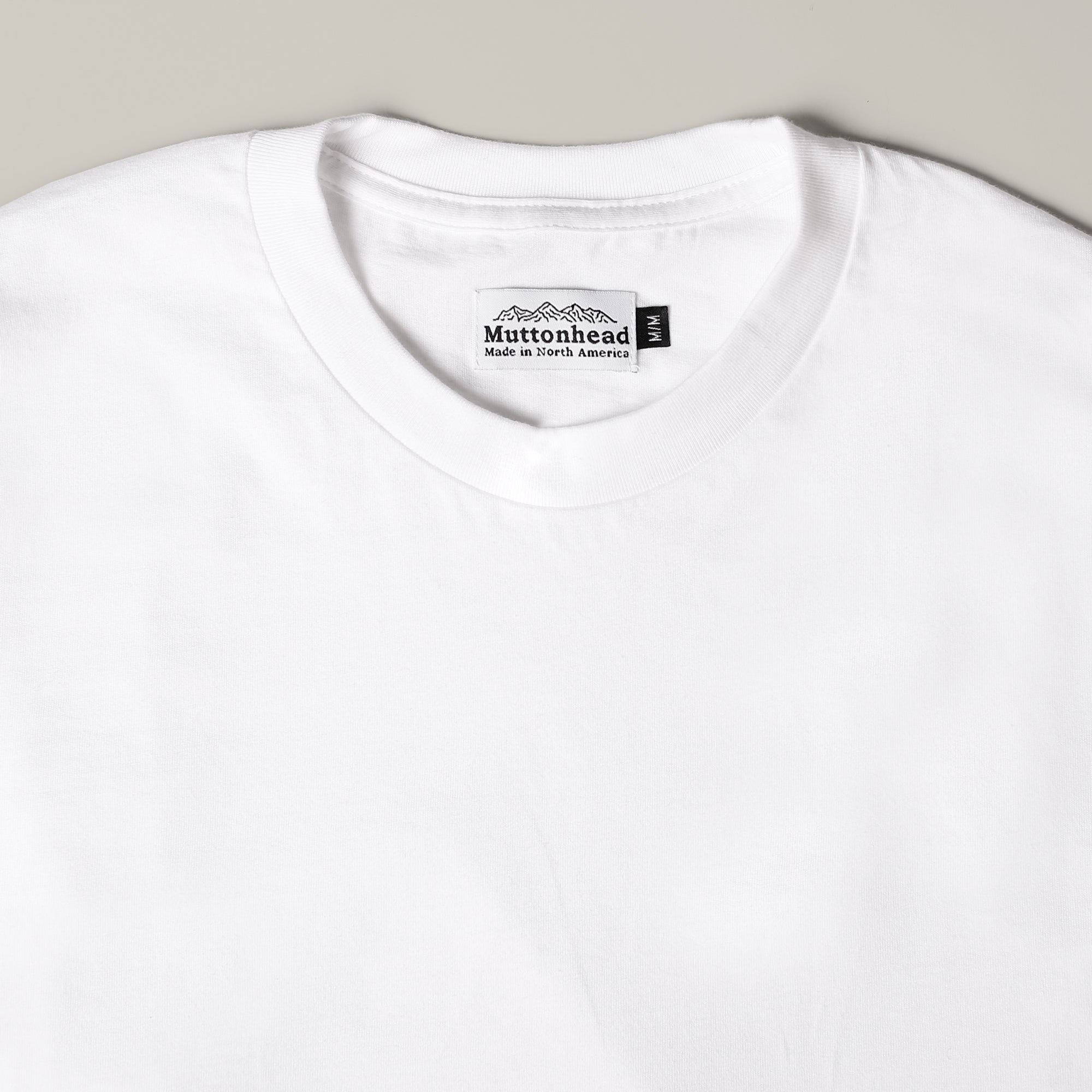 Longsleeve Tee - White Organic Cotton